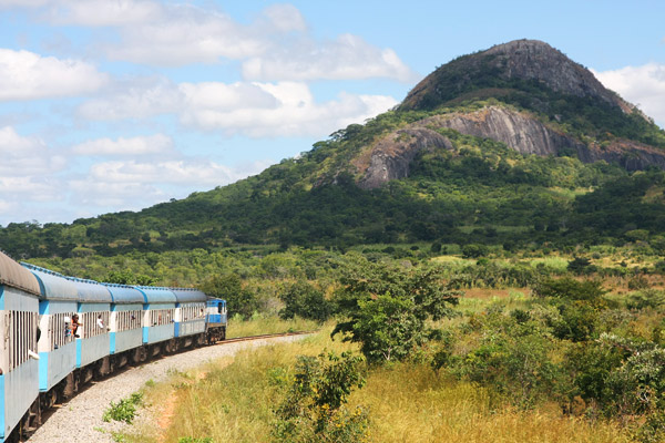Train journey Nampula - Cuamba