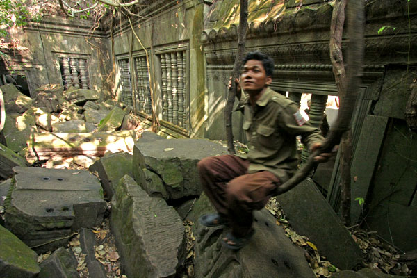 The jungle temple of Beng Mealea