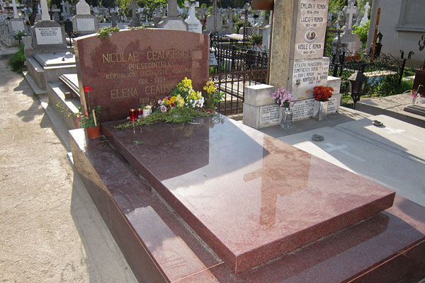 Ceausescu's grave