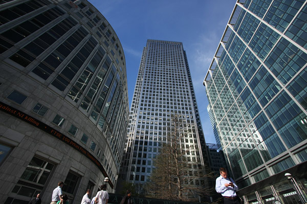 Canary Wharf business district