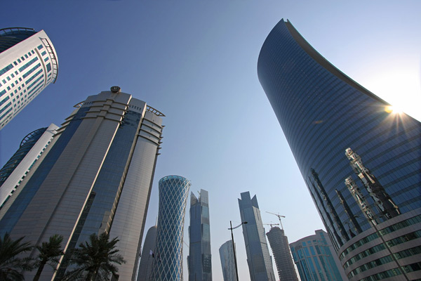Skyscrapers in Doha