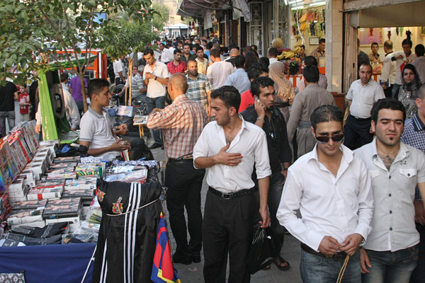 Fashion street in Sulaymaniyah