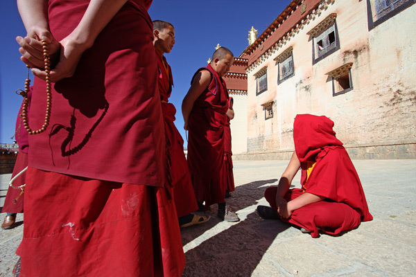 debating monks