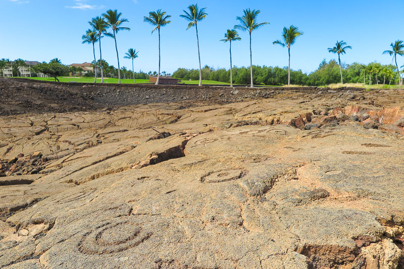 Petroglyphs at Waikoloa
