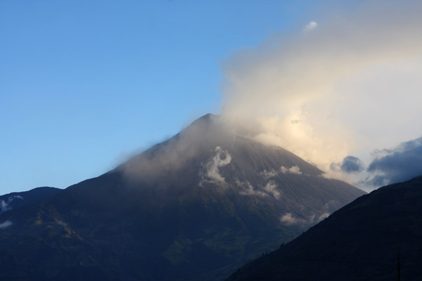 Baños and Tungurahua volcano