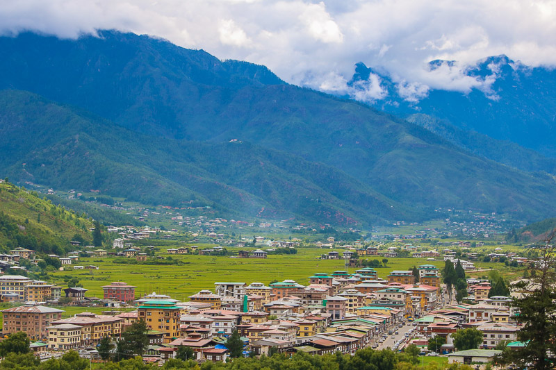 Paro Town (2,195 m)