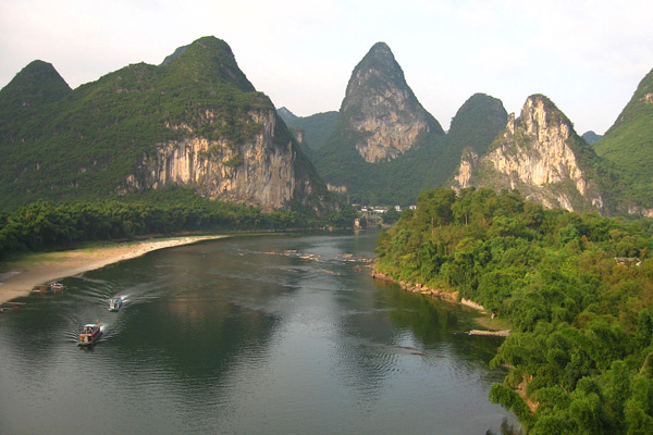 Li River by Bamboo Boat