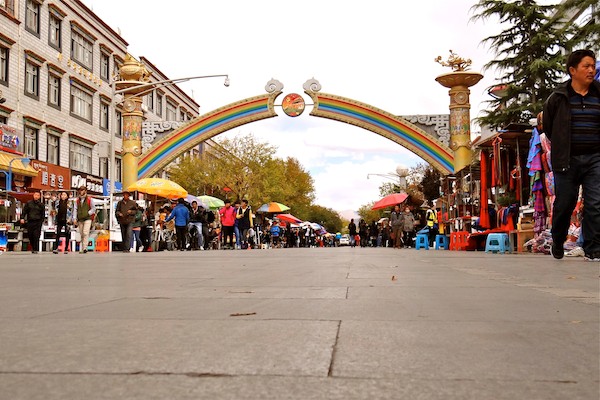 Barkhor Market Street