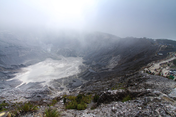 Tangkuban Perahu Volcano (2084 m)