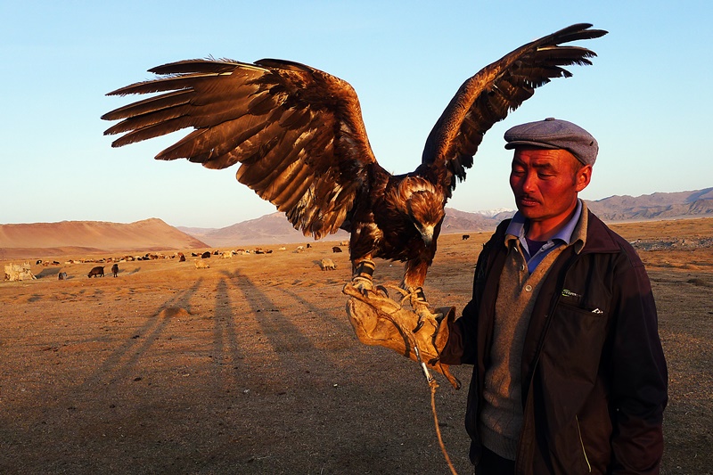 Kazakh Eagle Hunters