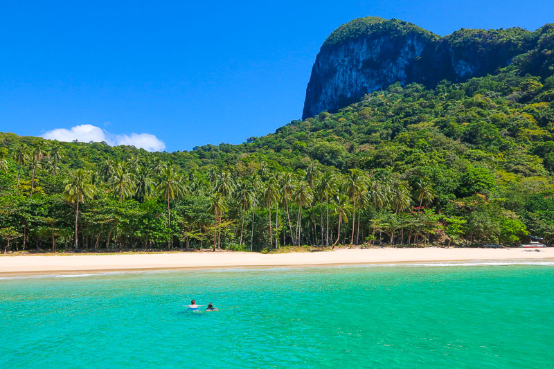 Bali Beach in Bacuit Archipelago