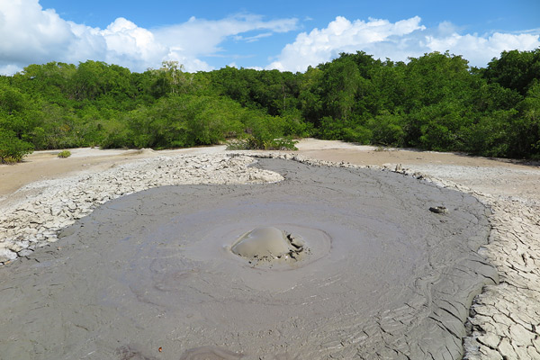 Mud volcano at Erin