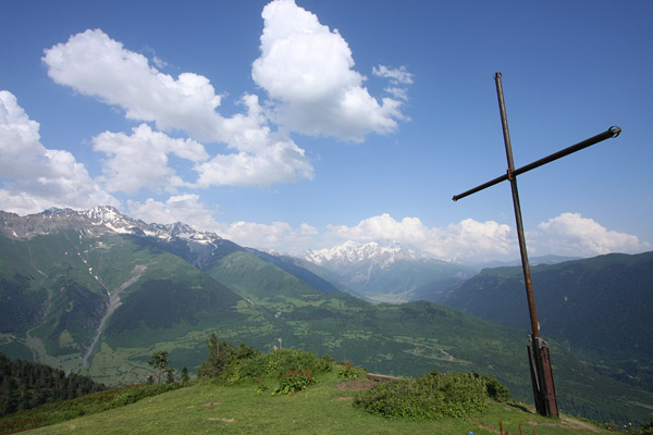 View point above Mestia