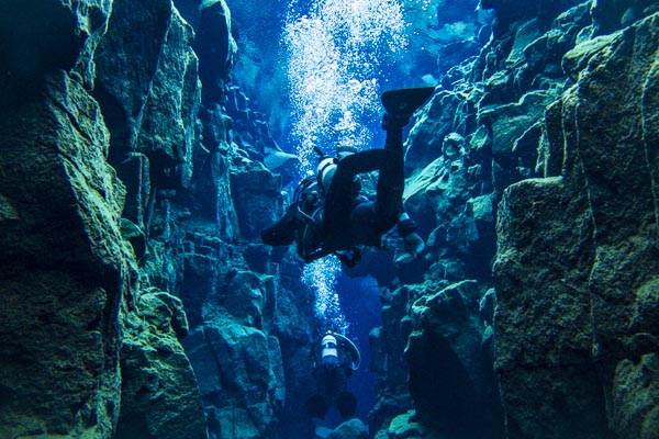 Diving at Silfra