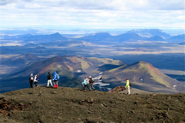 Volcano trekking