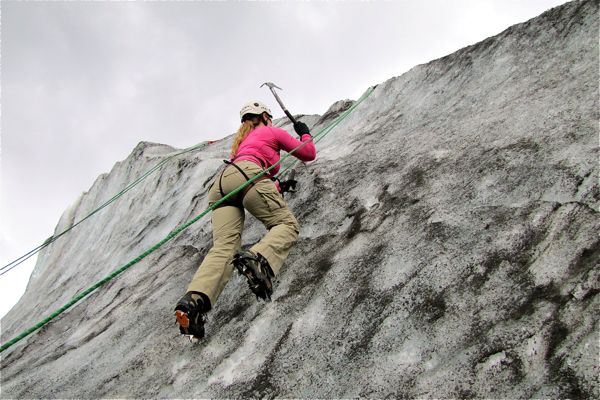 Ice climbing