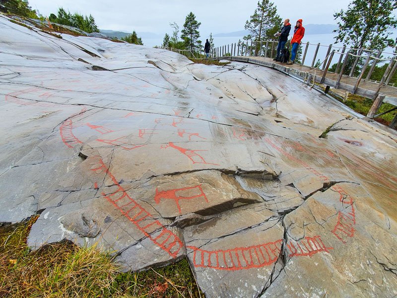 Rock carvings at Alta