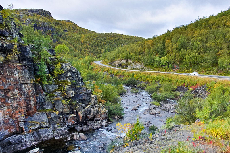 Gorge drive E45 to Alta