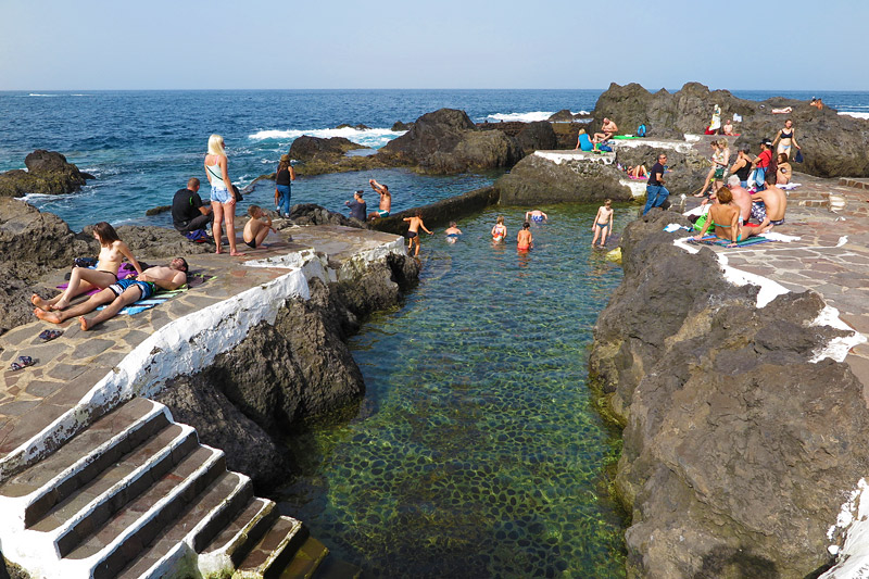Volcanic pools