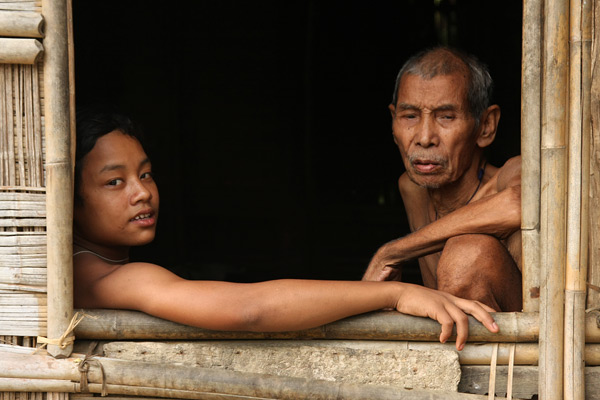 Tripura man and boy