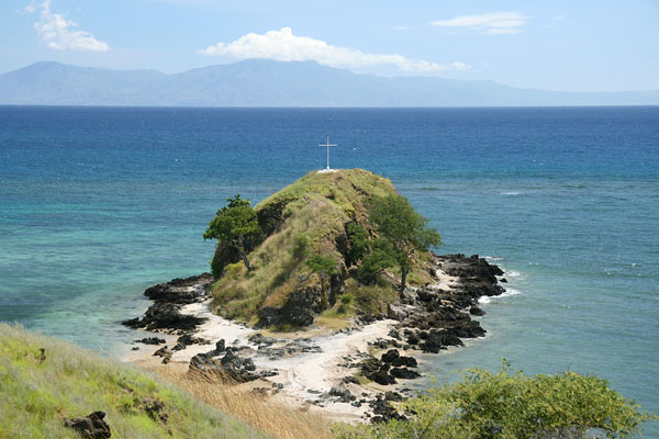 Island with cross