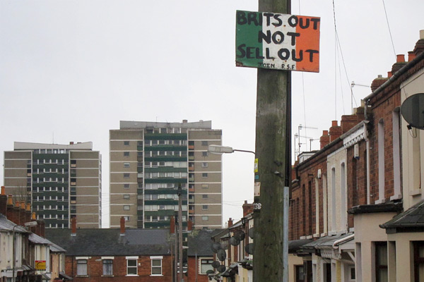 Republic side in West Belfast
