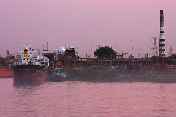 Buriganga river pollution