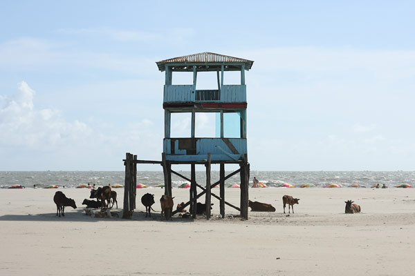 Life guard tower at Cox's Bazar