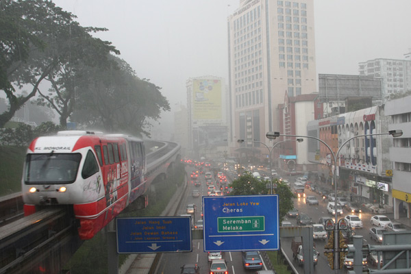 Downpour in KL