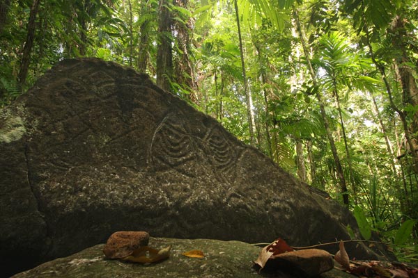 petroglyph rock