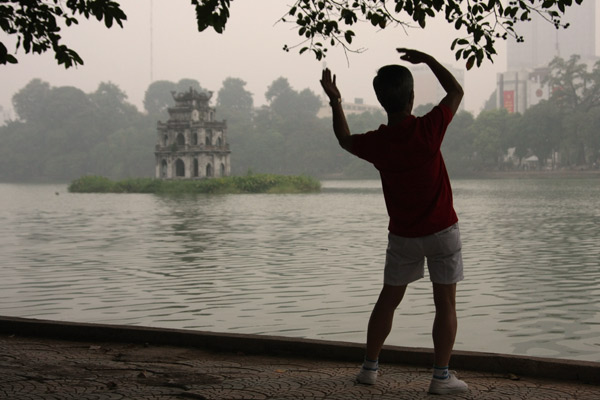 Hanoi morning exercise