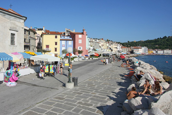 Preseren Quay in Piran