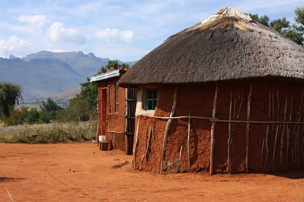 Lesotho village