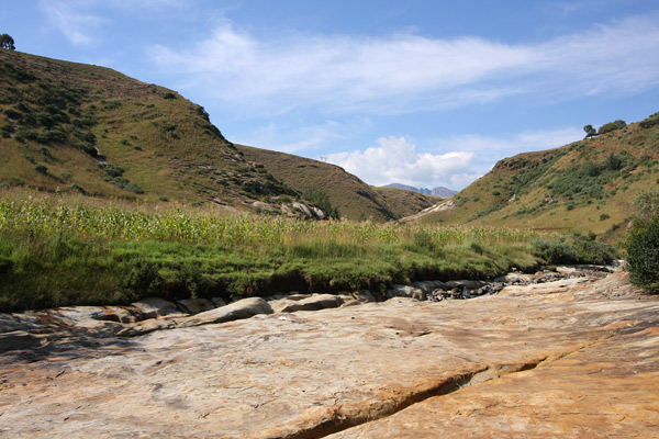 View from down the cravesse