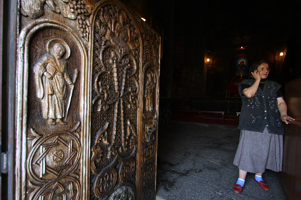 church door Sevanavank