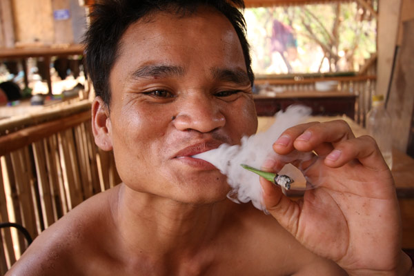 villager at Tad Soong