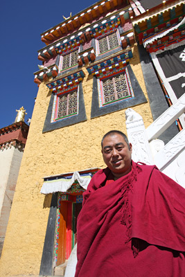 Tibetan monk