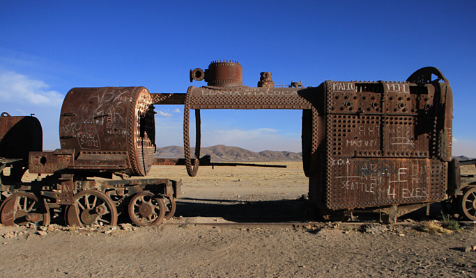 Train graveyard