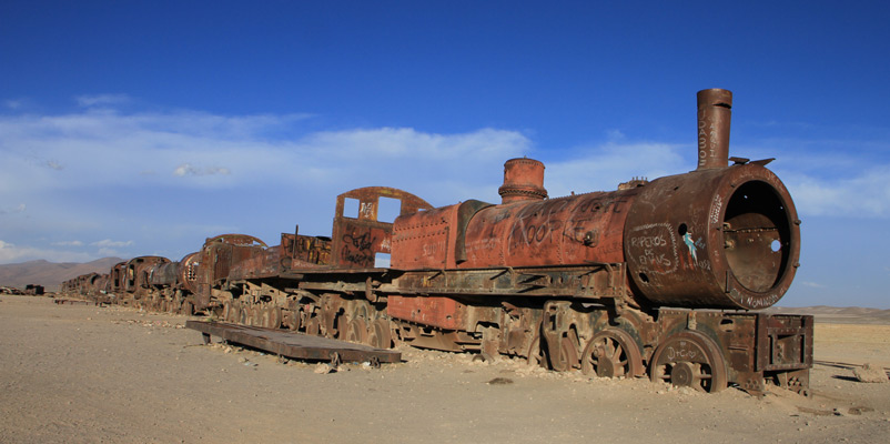 Train graveyard