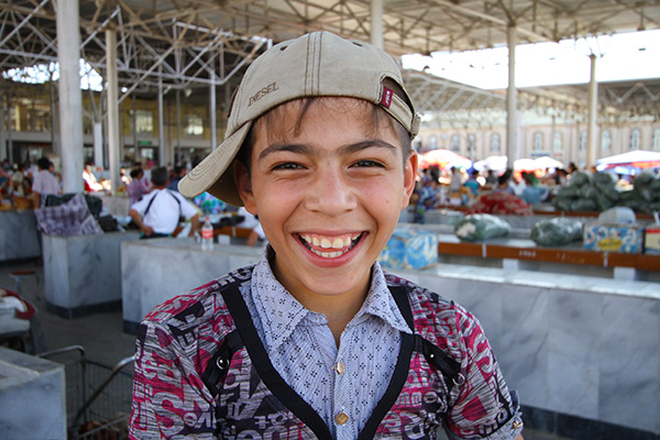 uzbekistan people blond hair