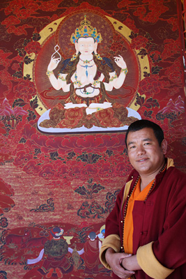 Tibetan monk