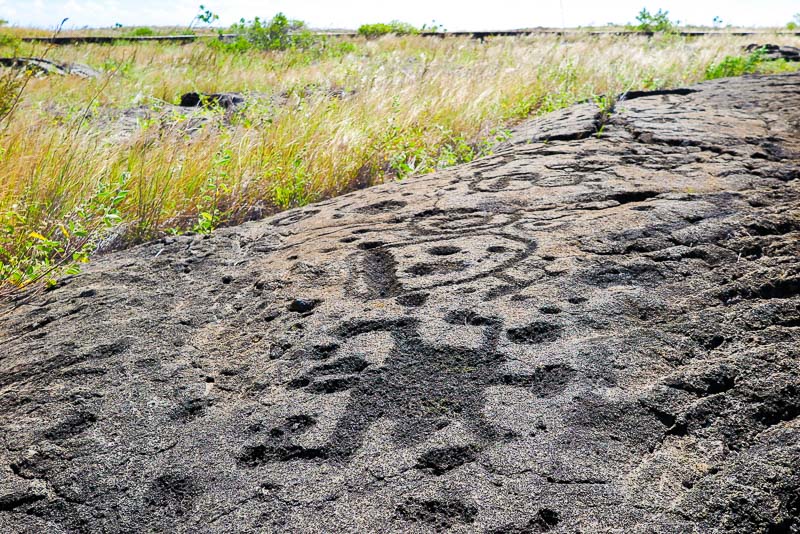 Petroglyphs at Pu'u Loa