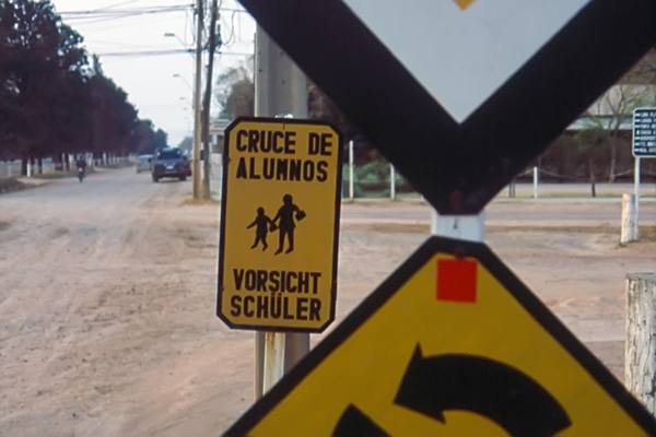 German road sign