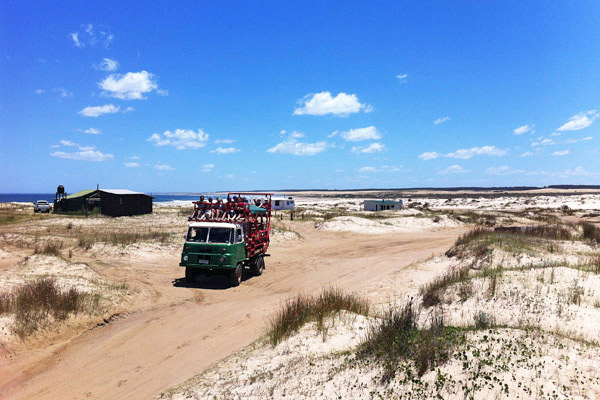 Cabo Polonio rural beach town